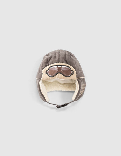 Gorro de aviador sésamo forrado gafas motorista bebé niño  - IKKS