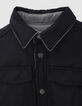Chaqueta reversible nailon navy terciopelo ice blue ni&ntilde;o-4