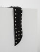 Women’s black studded wide leather belt-3