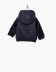 Anorak navy bi-tejido bebé niño -2
