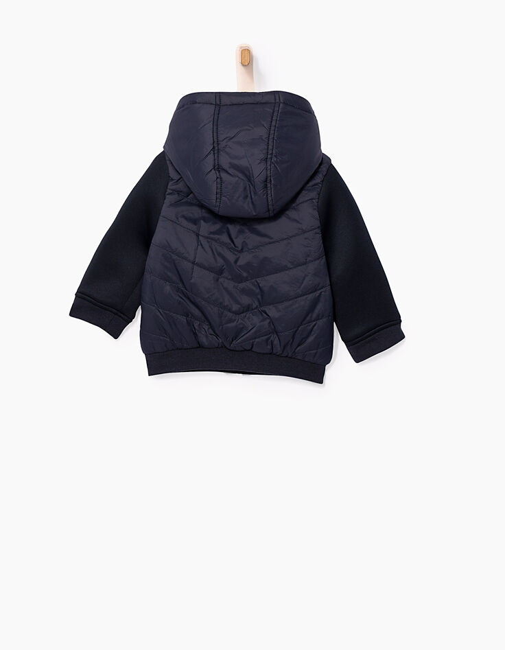 Anorak navy bi-tejido bebé niño -2