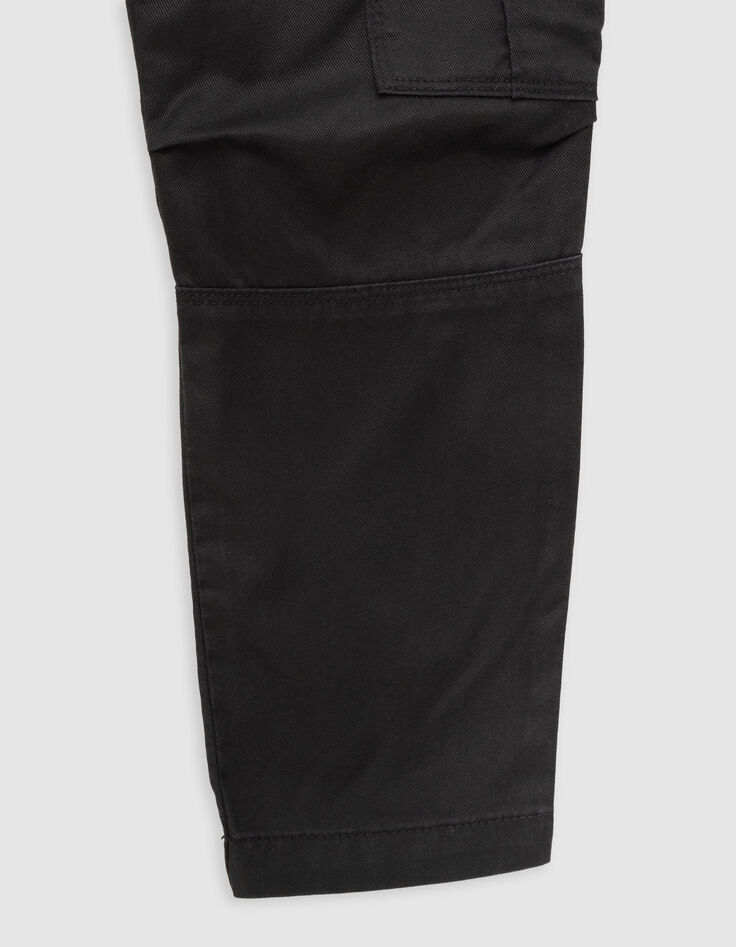 Zwarte BATTLE broek elastische taille jongens-6