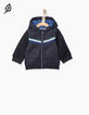 Anorak navy bi-tejido bebé niño -1
