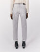 Jean relax gris rayas cremallera mujer-3