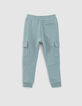 Gr&uuml;ne Jungencargohose-3