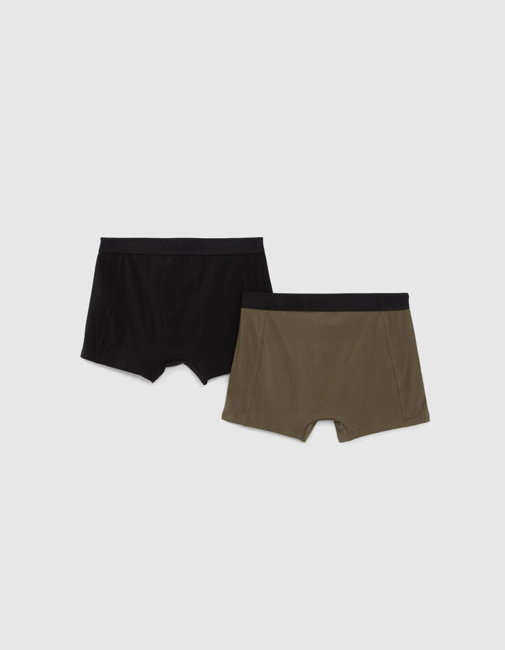 Boxers caqui y negro hombre-3