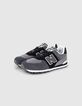 Boys’ grey and black NEW BALANCE® trainers size 36-38-5