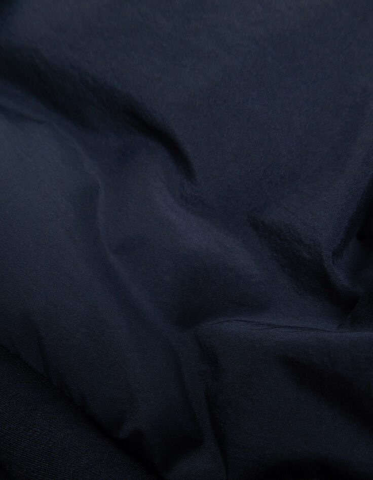 Herrensteppjacke, tintenfarben, Nylon, Materialmix-7