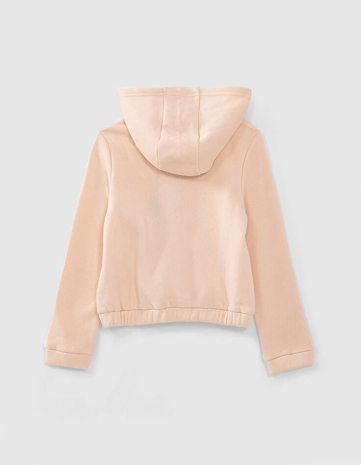 Girls’ pale pink slogan sweatshirt-2
