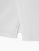 Weißes Mädchen-T-Shirt im Crop-Schnitt mit Palmen-5