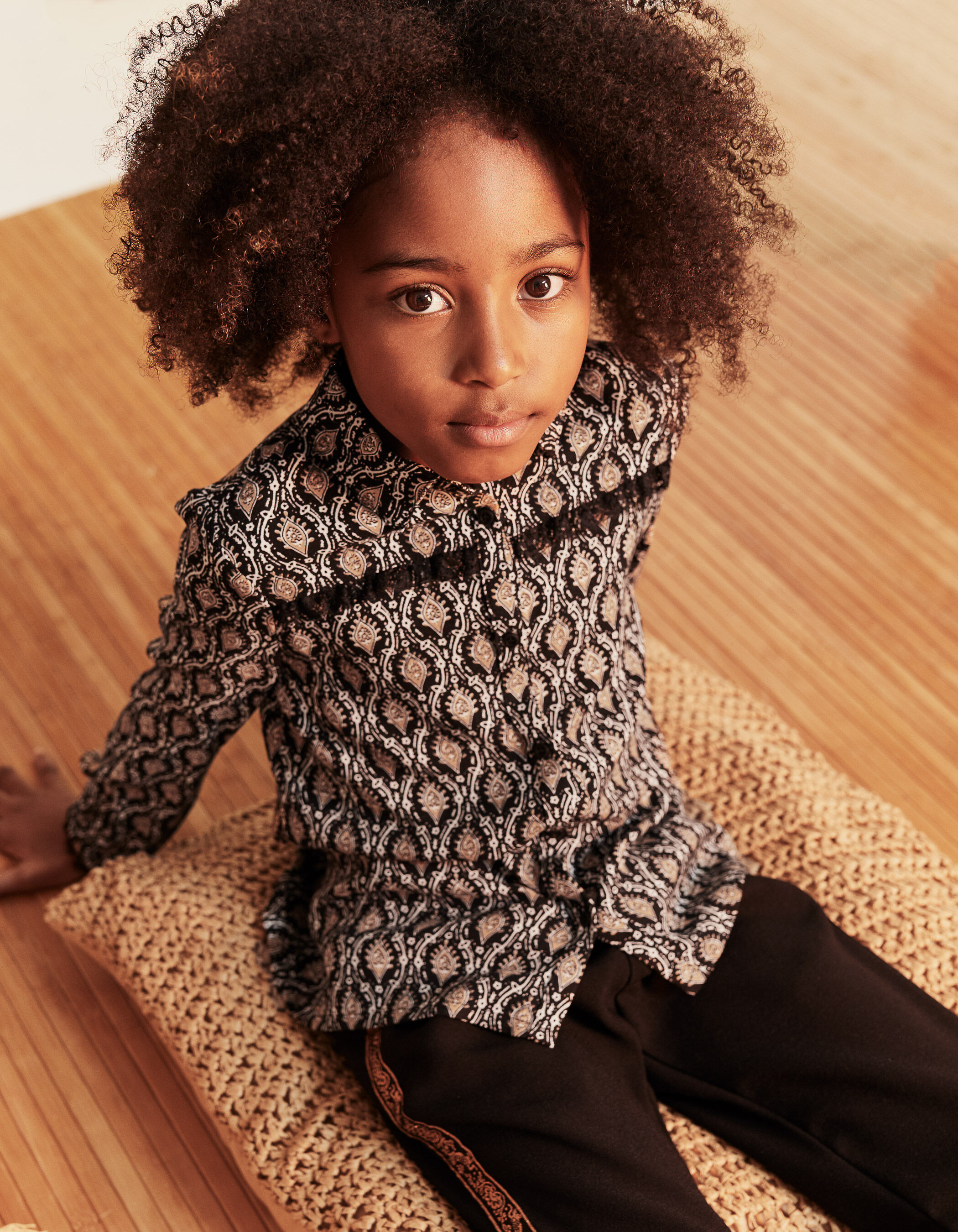 Chemise outlet noire enfant