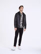 Chemise regular imprimée fleurs kaki manches courtes Homme-8