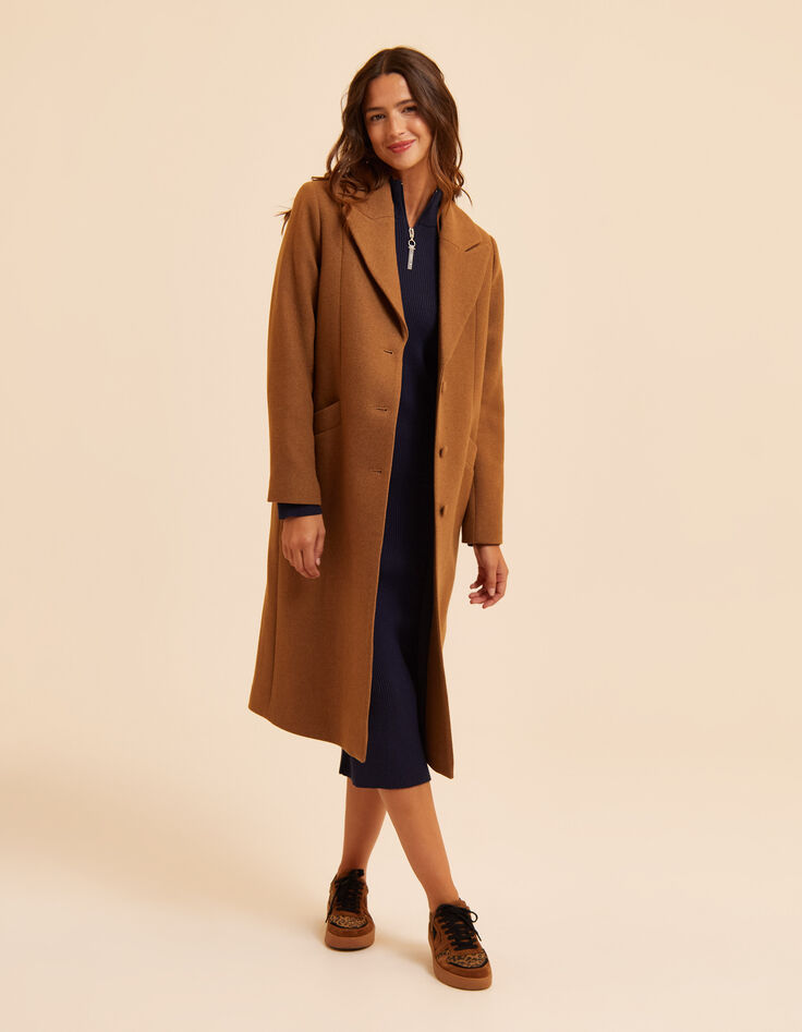 Robe tube marine tricot c&ocirc;tel&eacute; I.Code-7
