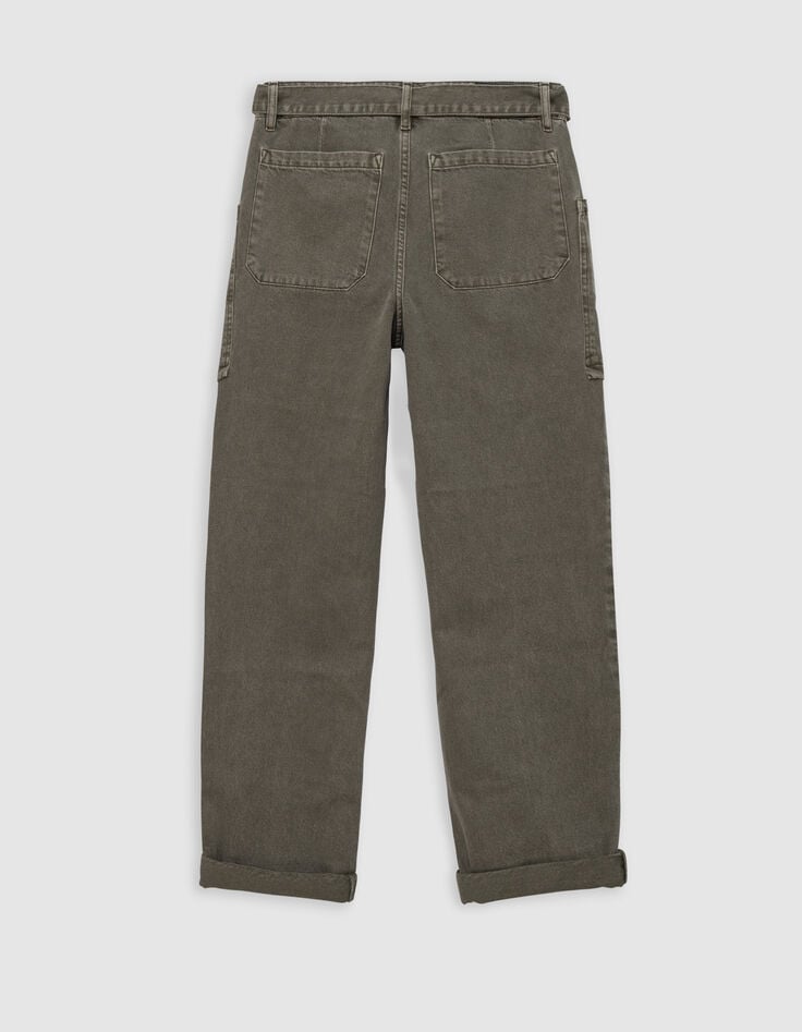 Vervaagde Khaki Battle Jeans Dames-2