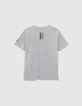 T-shirt gris icônes MINECRAFT garçon-3