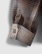 Chemise grise &agrave; carreaux en flanelle gar&ccedil;on -7
