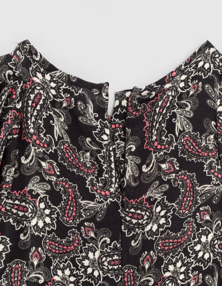 Blusa negra estampado cachemira ni&ntilde;a-6