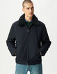 Marineblaue kurze Herren-Fliegerjacke trennbarer Kragen-1