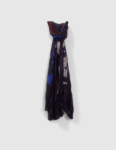 Fular azul marino pop art Hombre - IKKS