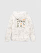 Hellgraues Sweatshirt, Tie-and-Dye, Typo hinten-2