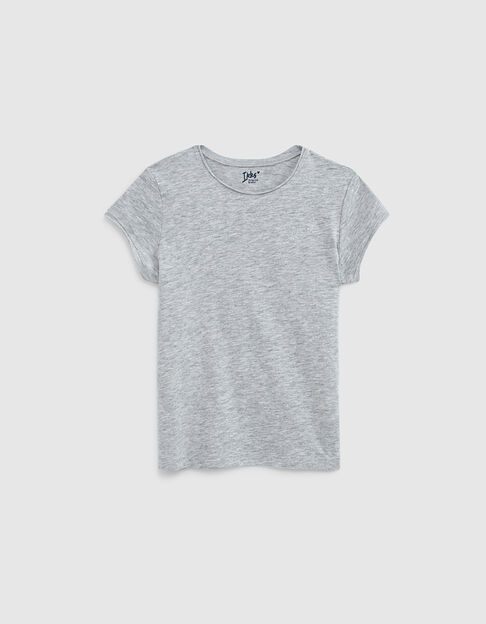 Camiseta gris Essentiel niña algodón eco