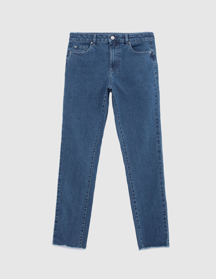 Jean slim summer blue waterless sculpt up strass dos Femme-6