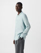 Men's horizon linen REGULAR shirt with Mandarin collar-2