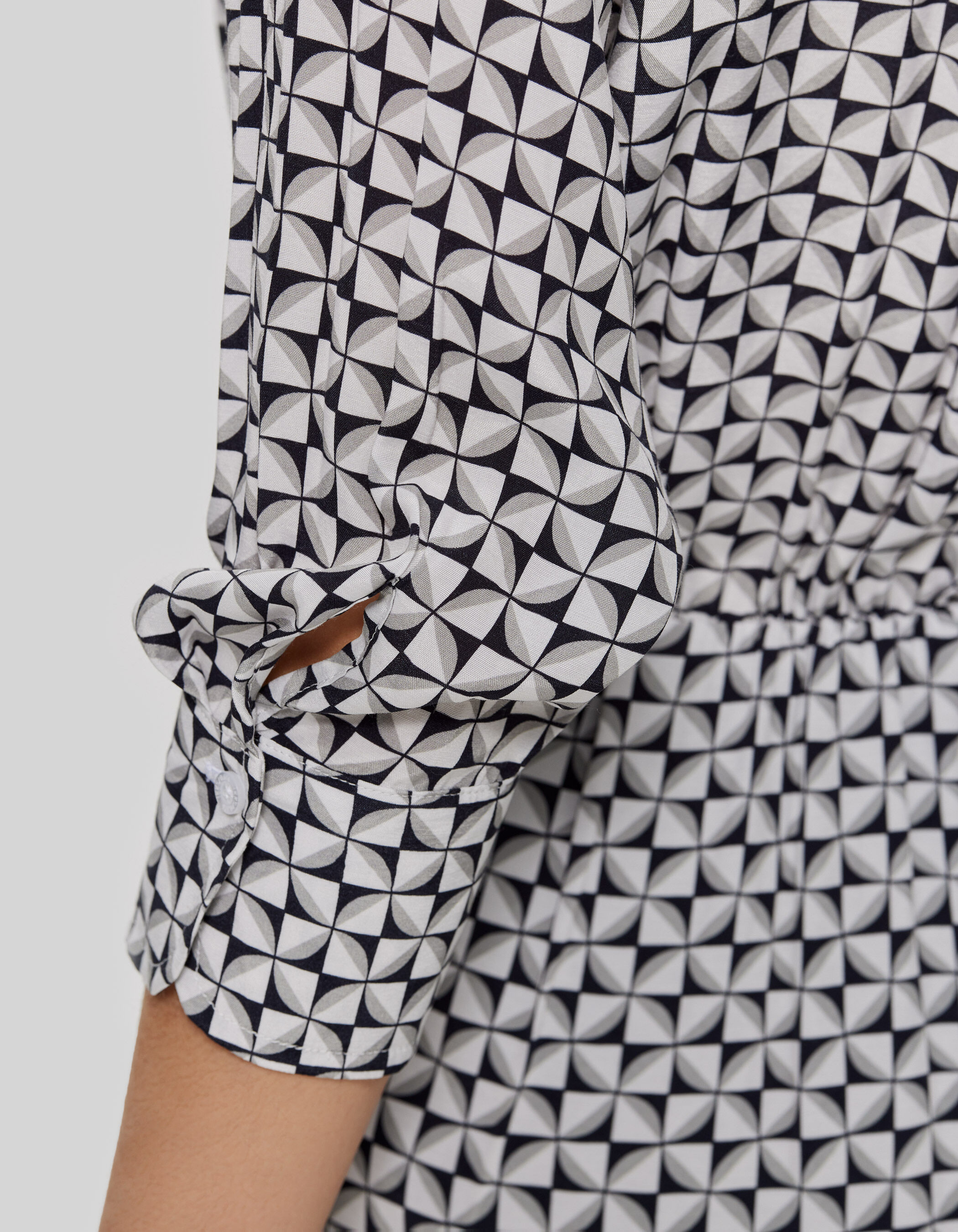 Off white snake top print dress
