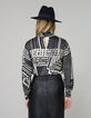 Pure Edition-Blouse noire imprimé graphique Art Déco Femme-4
