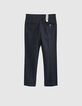 Boys' navy suit trousers -2