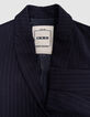 Marineblauer Blazer, Tennisstreifen-4