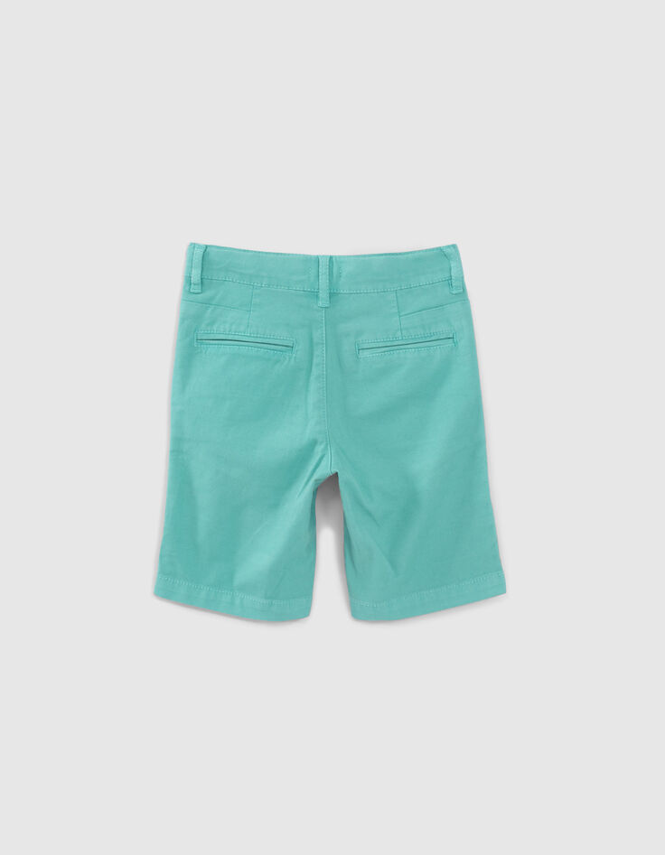 Turquoise bermuda gerestyled chinomodel jongens-4