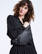 Sac banane IKKS en cuir matelassé femme-7