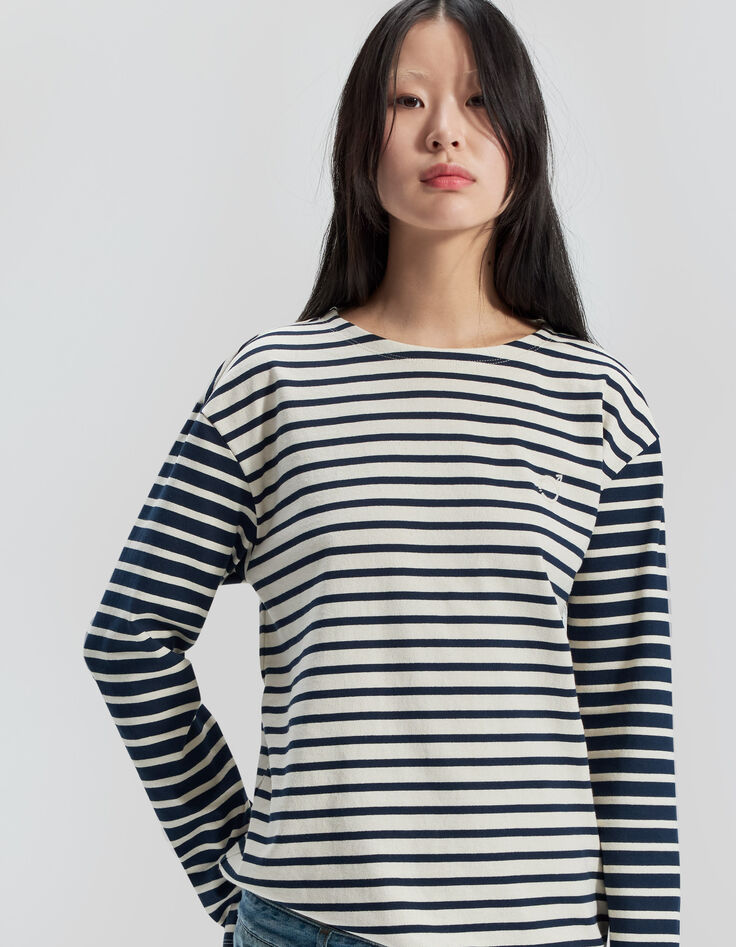 Gender Free-T-shirt marinière coton bio Mixte-9