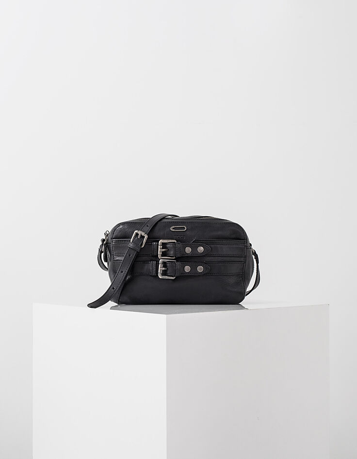 Sac pochette The Messenger boucles métal femme-1
