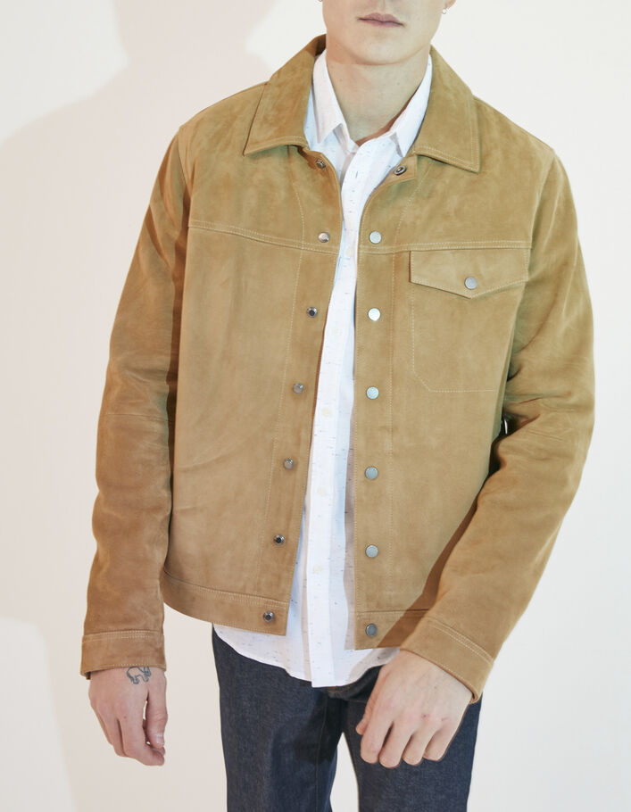 Chaqueta beige Hombre