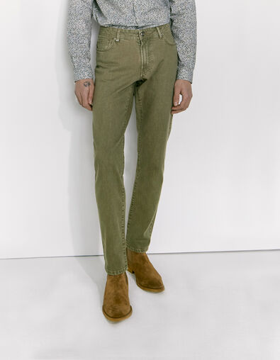 Men’s faded khaki SLIM jeans - IKKS