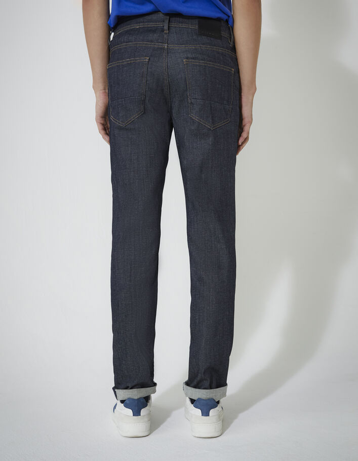 Men's SLIM-fit raw denim jeans - IKKS