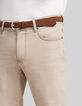 Vaqueros SLIM beige WATERLESS Damian hombre-4