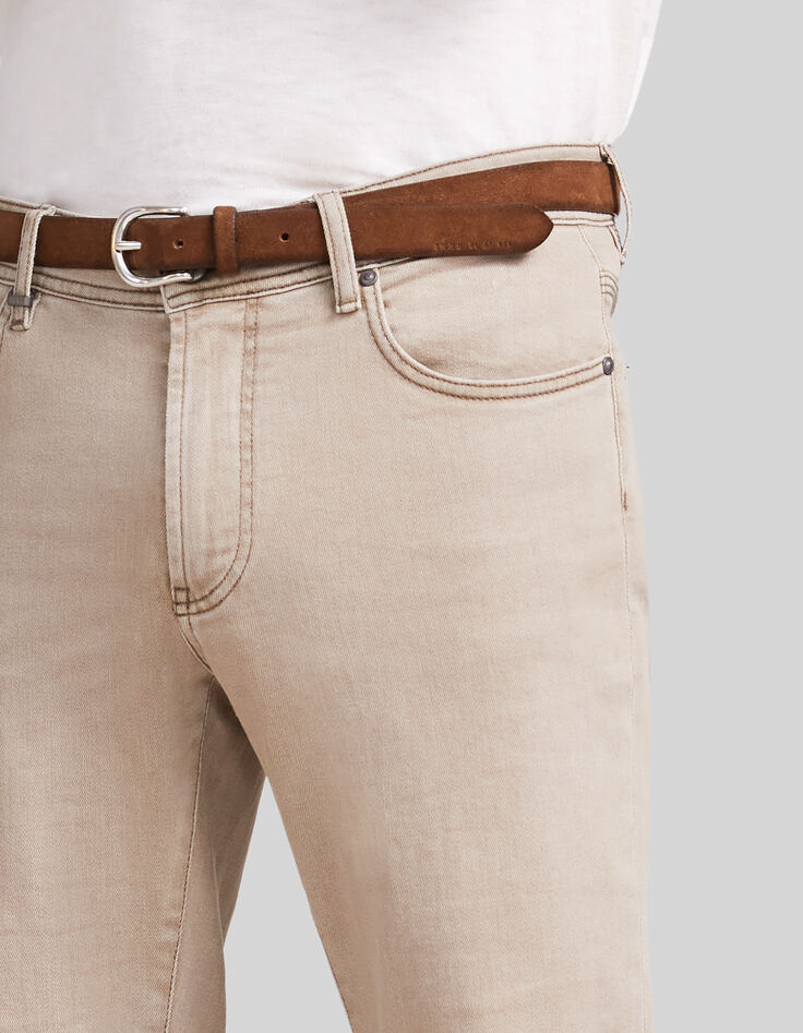 Vaqueros SLIM beige WATERLESS Damian hombre-4