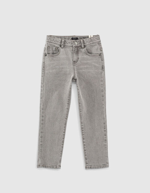 Tapered grey bleached jeans jongens