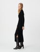 Robe longue en maille ceinturée Femme-1 Robe longue en maille ceinturée Femme-1