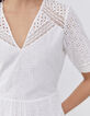 Gebroken witte jurk broderie anglaise dames-4