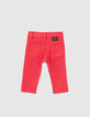 Baby boys’ faded red jeans-3