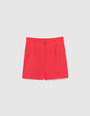 Fuchsia geklede short print dames-6