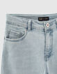 Bleach Blue Mädchenhosenrock aus Jeansstoff-2