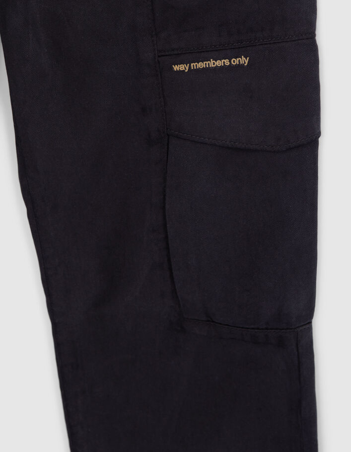Zwarte BATTLE jeans jongens - IKKS