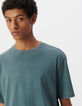 Men's faded-look storm organic cotton T-shirt-4