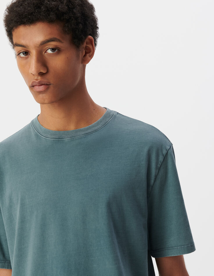 Men's faded-look storm organic cotton T-shirt-4 Men's faded-look storm organic cotton T-shirt-4