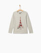 Camiseta torre Eiffel niña-1